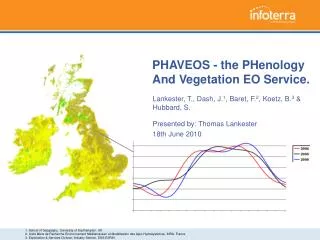 PHAVEOS - the PHenology And Vegetation EO Service.