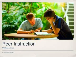 peer instruction