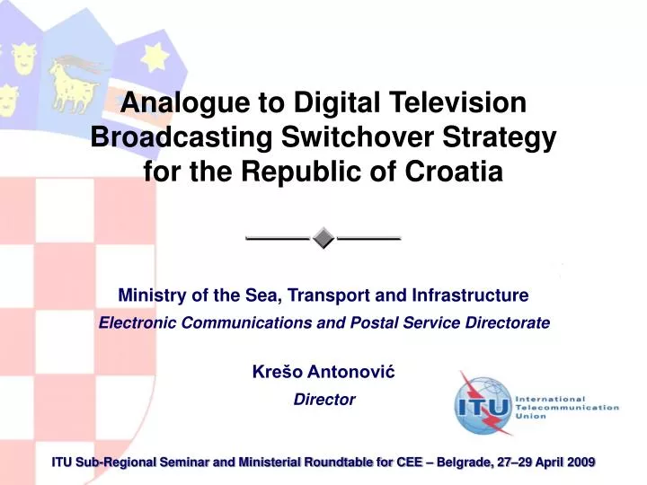 analogue to digital television broadcasting switchover strategy for the republic of croatia