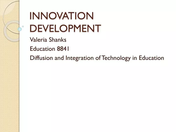 innovation development