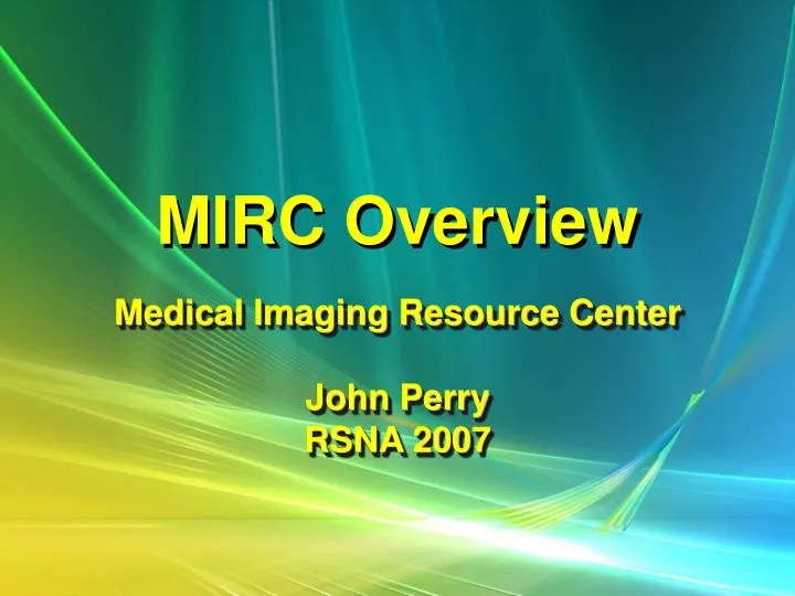 mirc overview