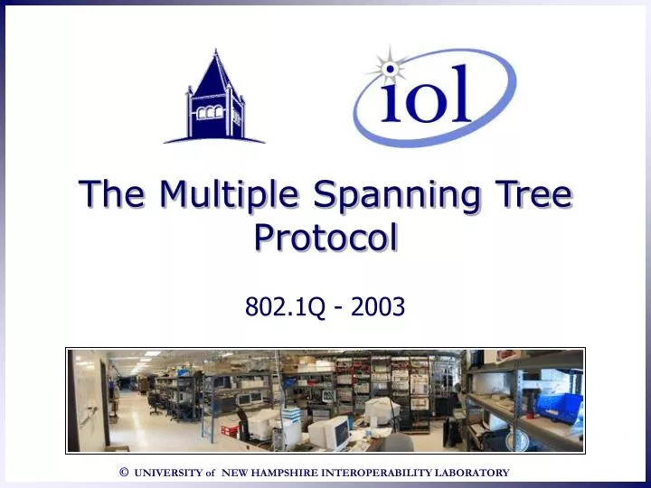 the multiple spanning tree protocol
