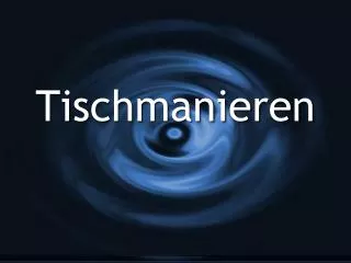 tischmanieren