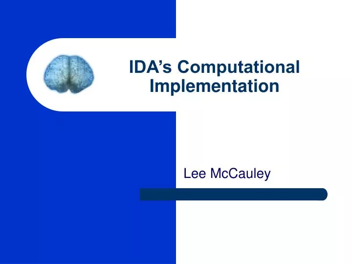 ida s computational implementation