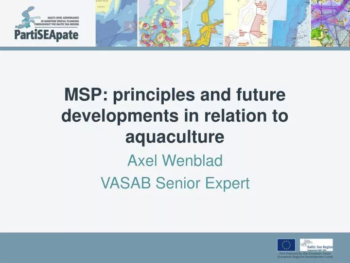 msp principles and future developments in relation to aquaculture