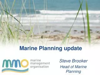 Marine Planning update