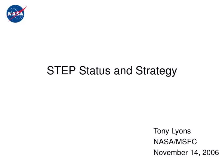 step status and strategy