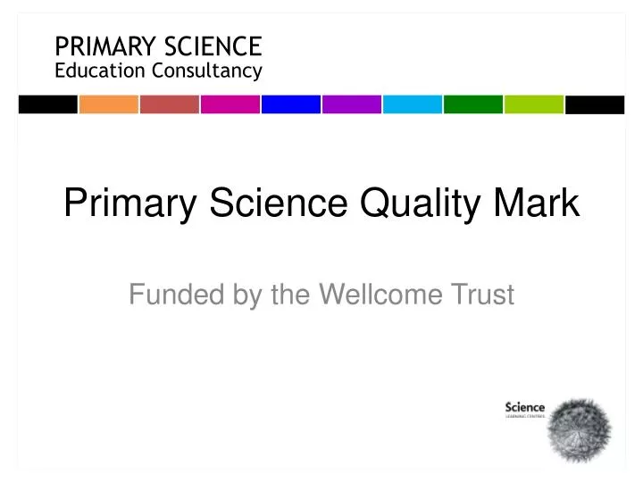 primary science quality mark