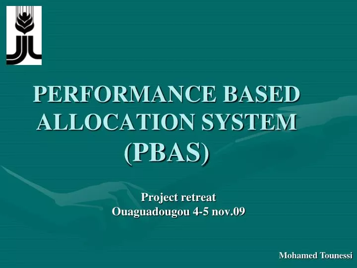 performance based allocation system pbas