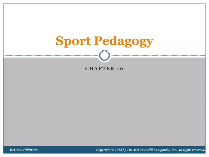 sport pedagogy