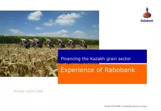 Experience of Rabobank