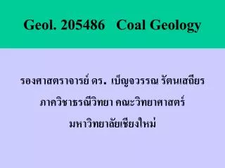 geol 205 486 coal geology