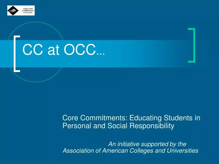 cc at occ