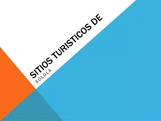 sitios turisticos de