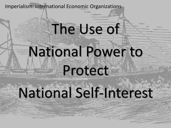 imperialism international economic organizations