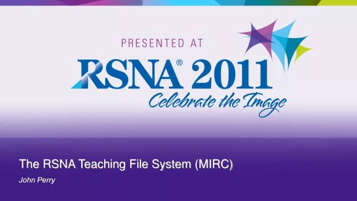 the rsna teaching file system mirc