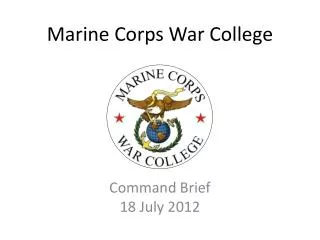 Marine Corps War College