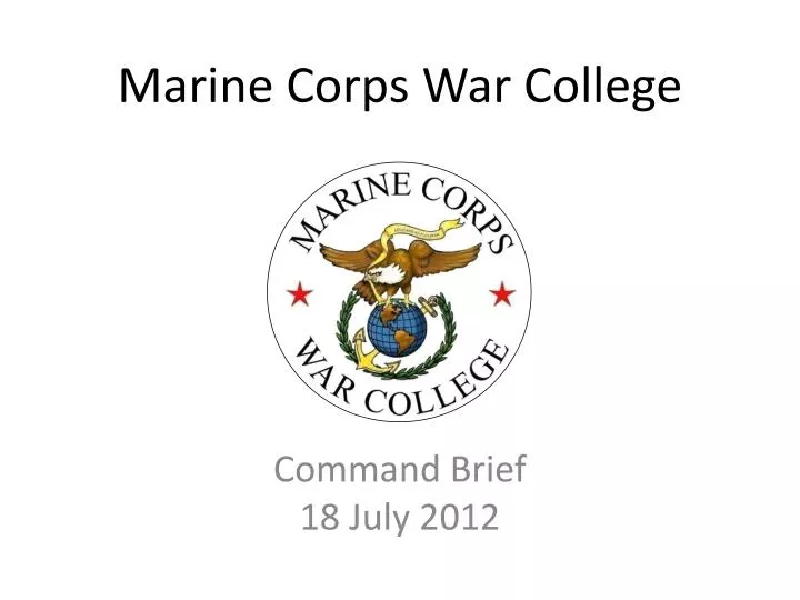 marine corps war college