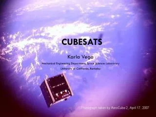 CUBESATS