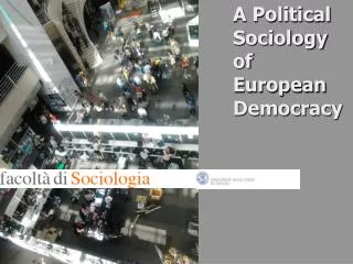 A Political Sociology of European Democracy