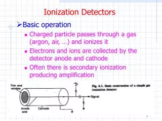 Ionization Detectors