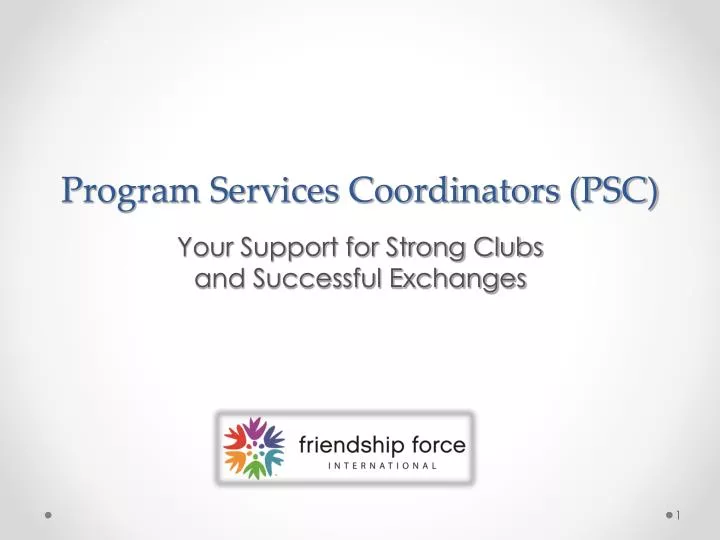 program services coordinators psc your support for strong clubs and successful exchanges