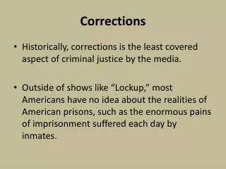 corrections
