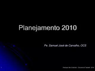 planejamento 2010
