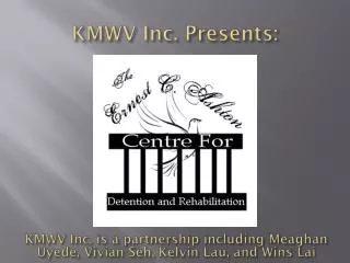 KMWV Inc. Presents: