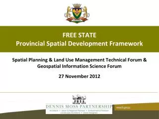FREE STATE Provincial Spatial Development Framework