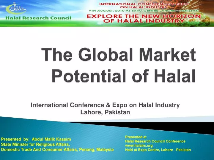 the global market potential of halal