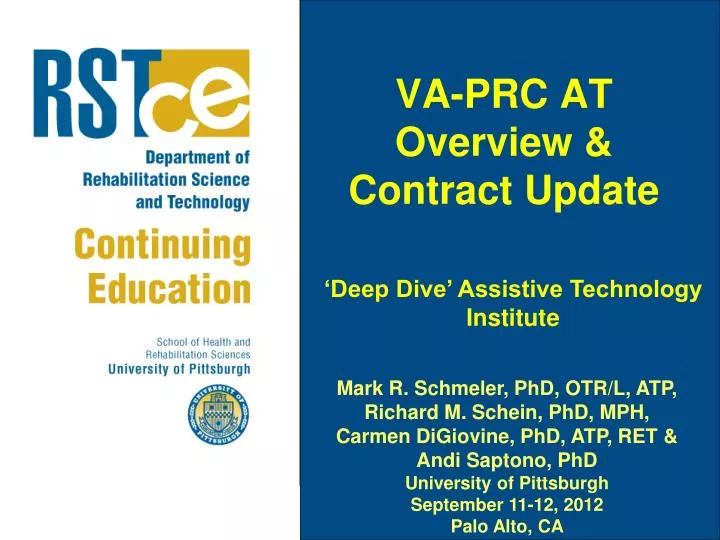 va prc at overview contract update