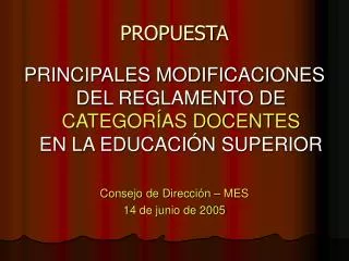 propuesta