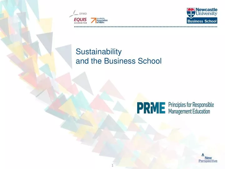 sustainability and the business school