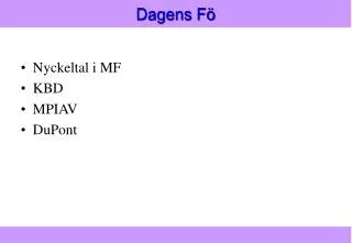 dagens f