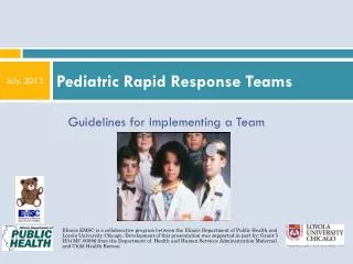 Pediatric Rapid Response Teams