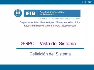 sgpc vista del sistema
