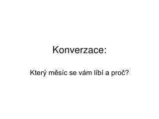 konverzace