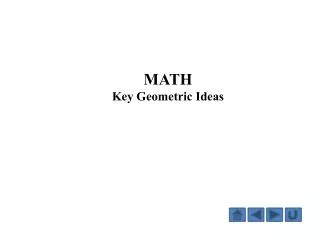 MATH Key Geometric Ideas