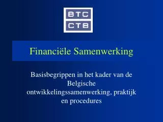 financi le samenwerking