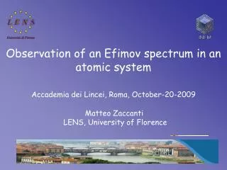 Observation of an Efimov spectrum in an atomic system