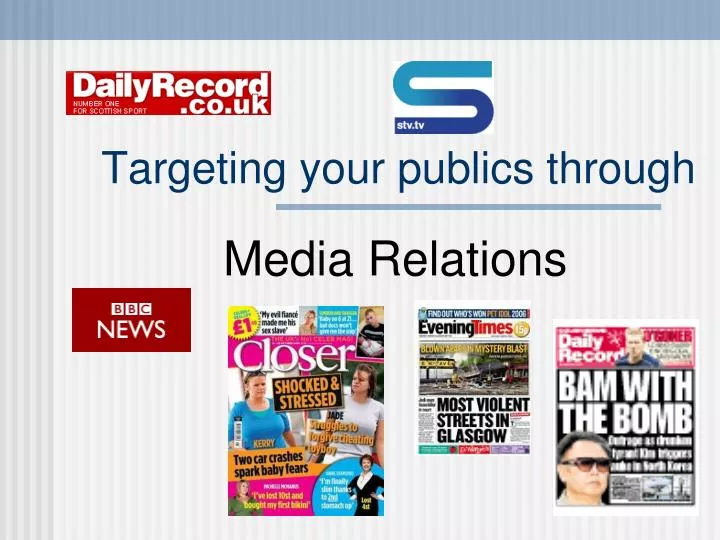 targeting your publics through