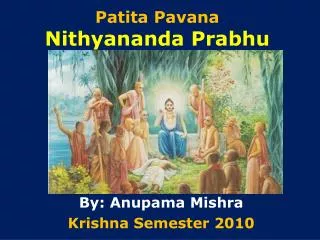 Patita Pavana Nithyananda Prabhu