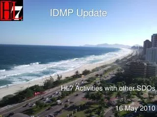 IDMP Update