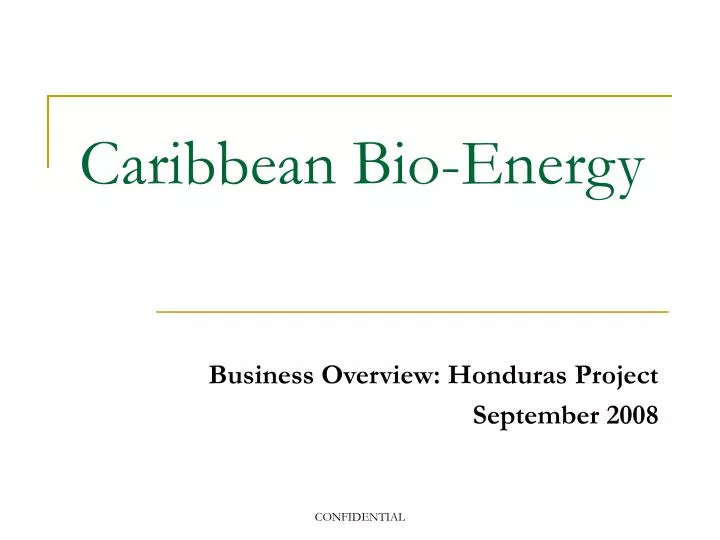 caribbean bio energy