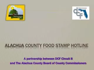 Alachua County Food Stamp Hotline