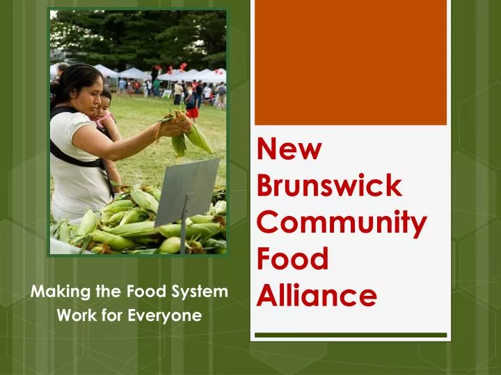 new brunswick community food alliance