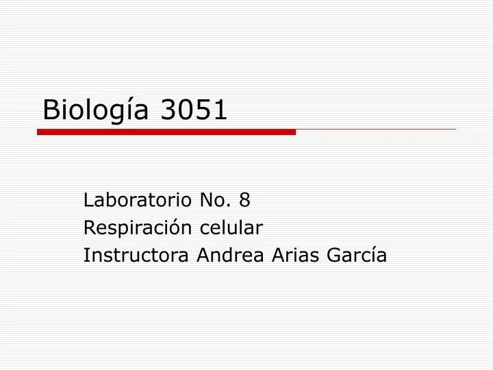 biolog a 3051