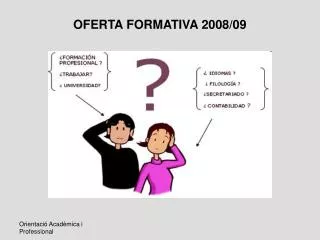 oferta formativa 2008 09