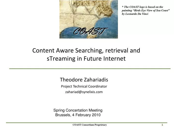content aware searching retrieval and streaming in future internet